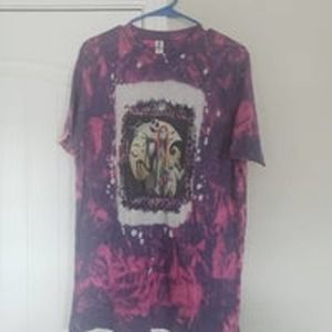 Nightmare before Christmas purple tie dye size L